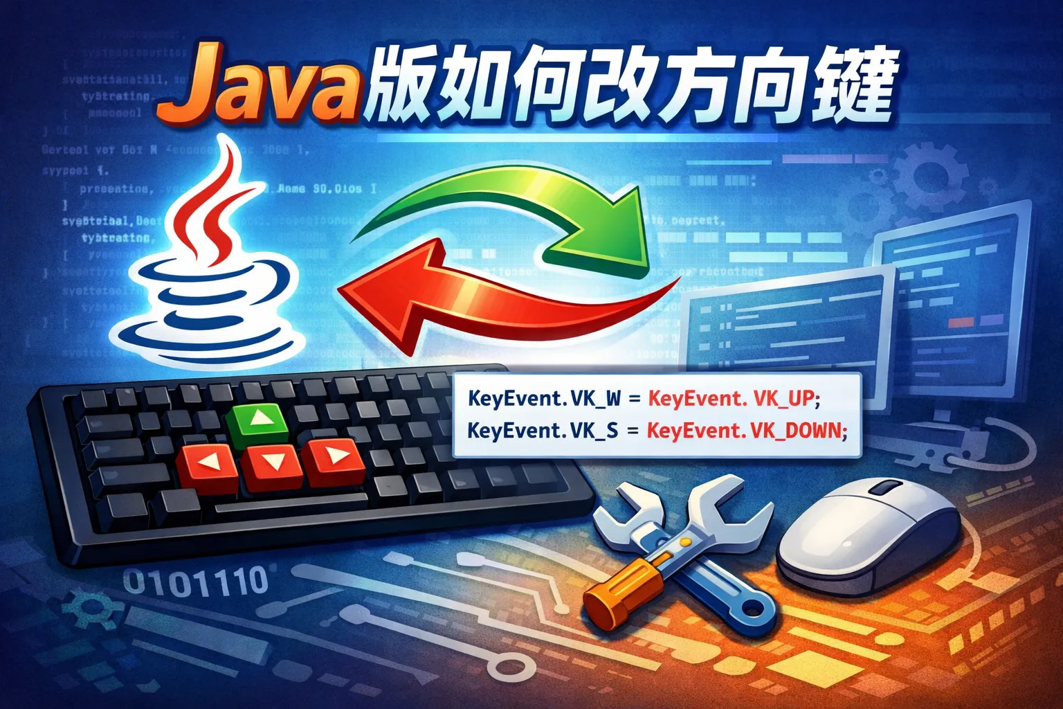 java版如何改方向键