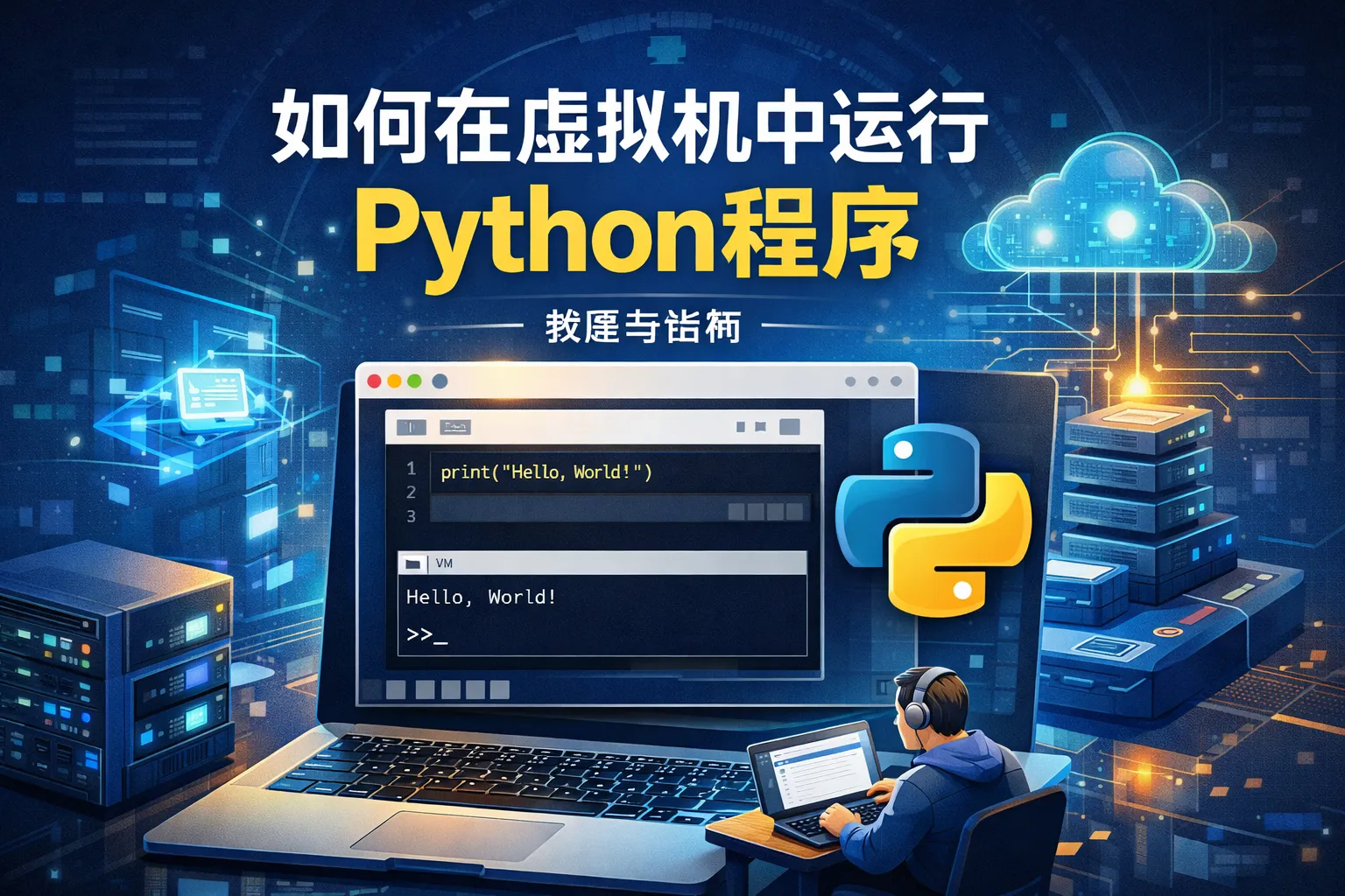 如何在虚拟机中运行python程序
