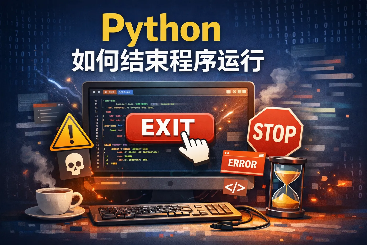 python如何程序结束程序运行