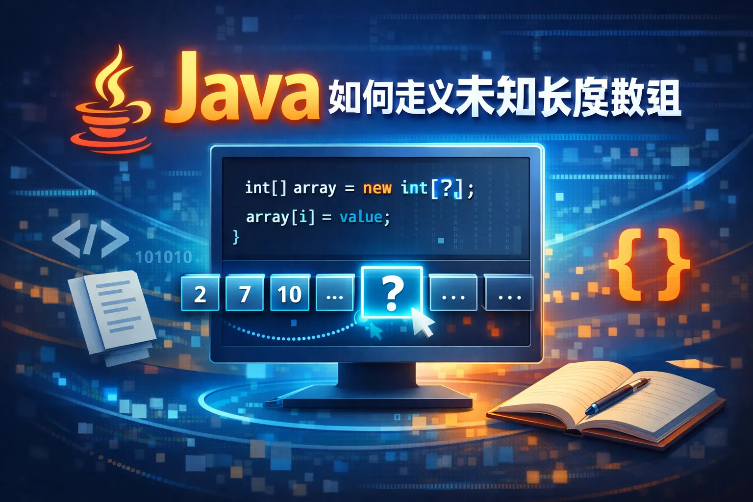 java如何定义未知长度数组
