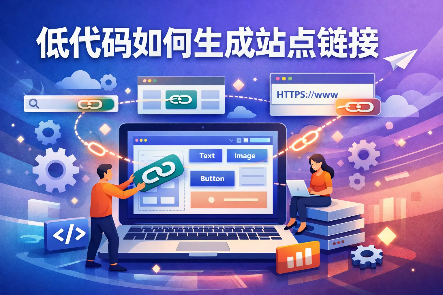 低代码如何生成站点链接