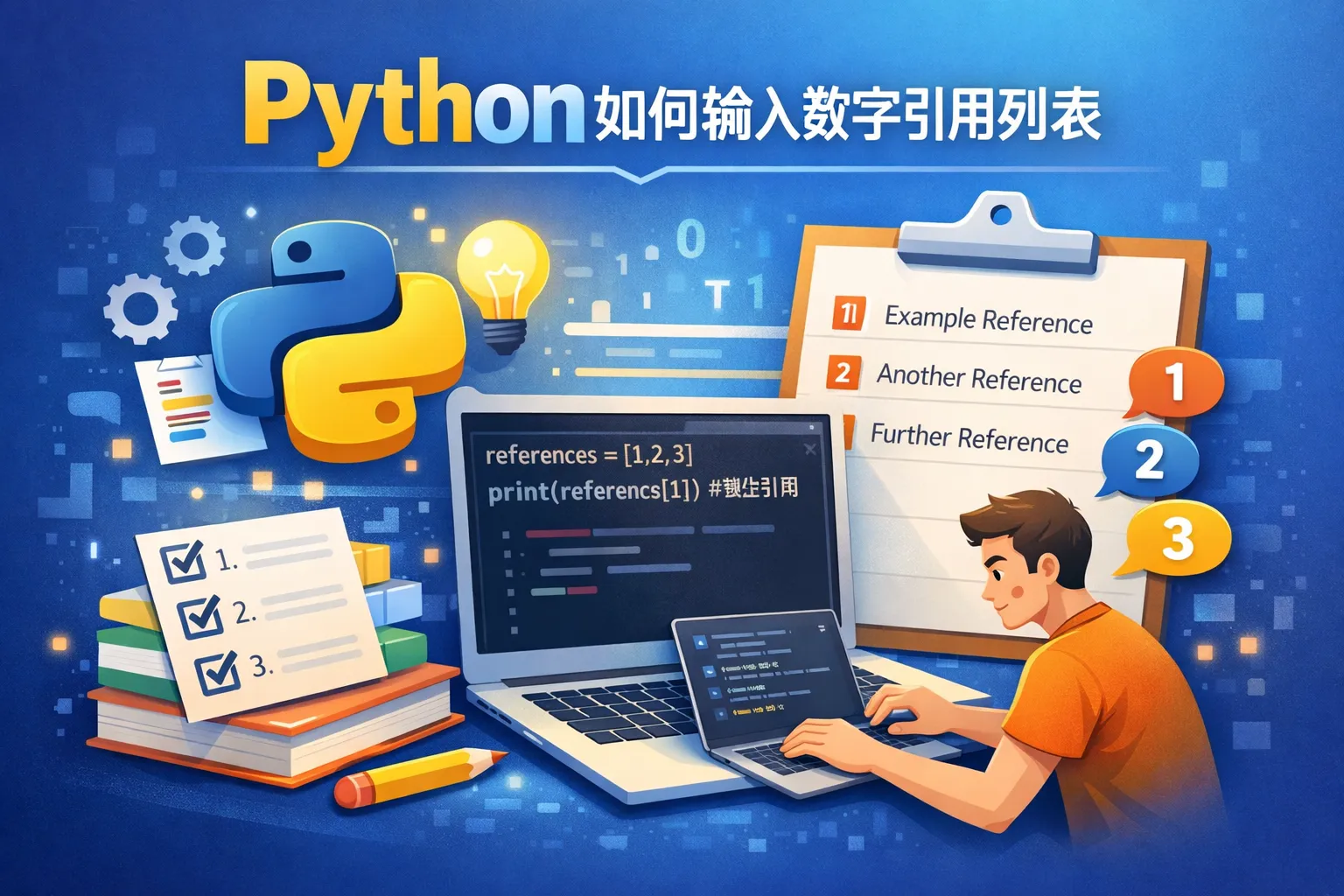 python如何输入数字引用列表