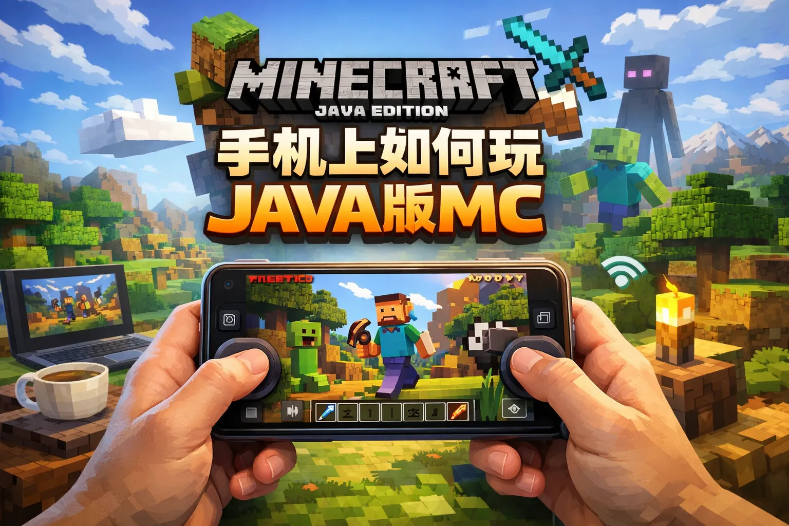 手机上如何玩java版mc
