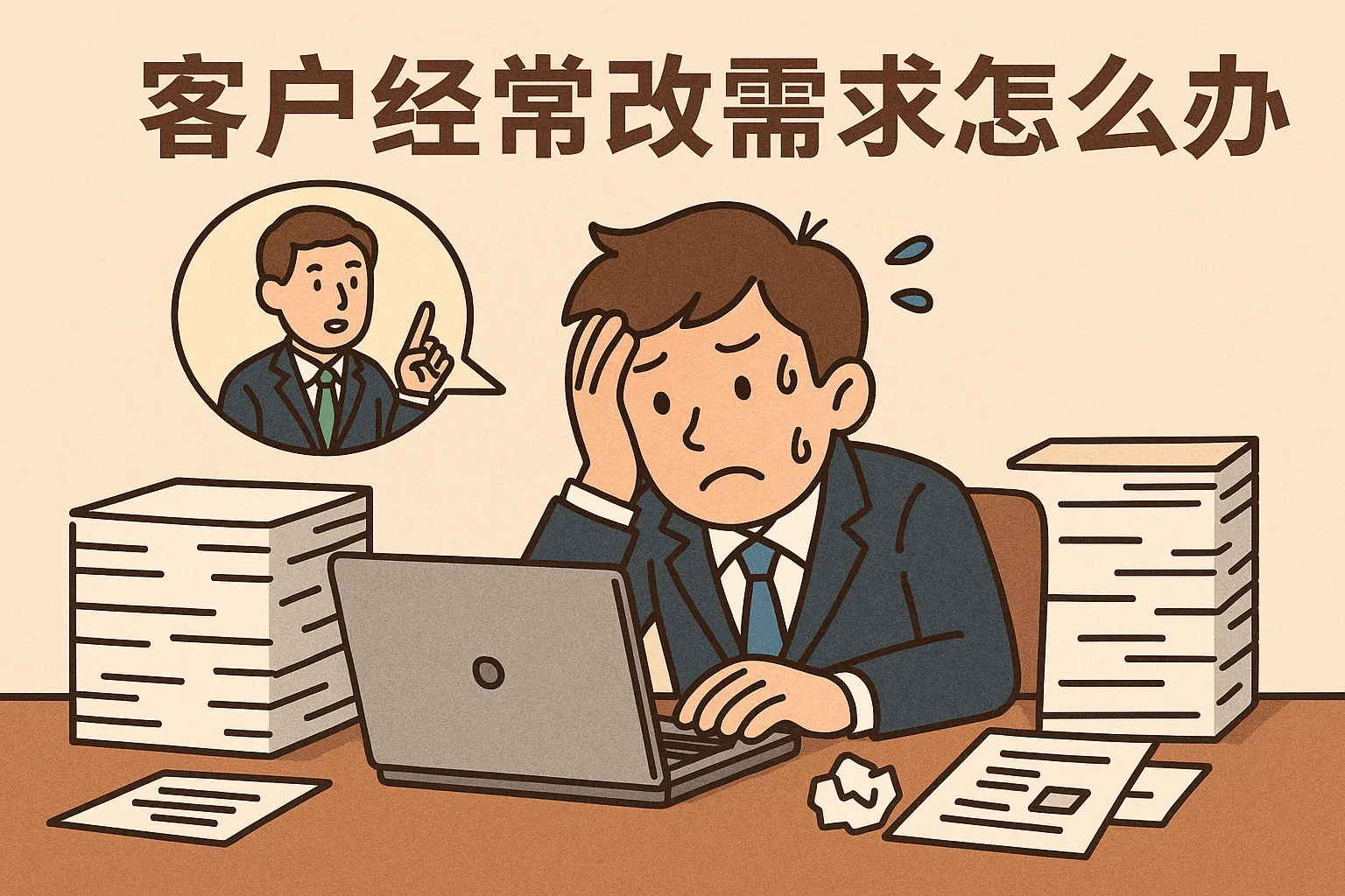 客户经常改需求怎么办