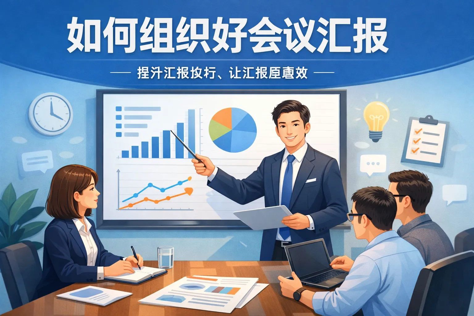 如何组织好会议汇报