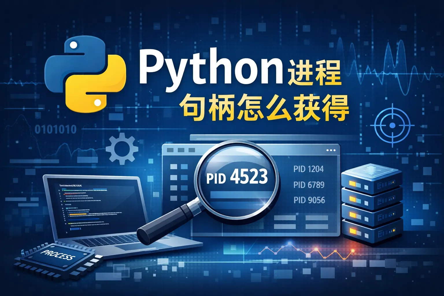 python进程句柄怎么获得