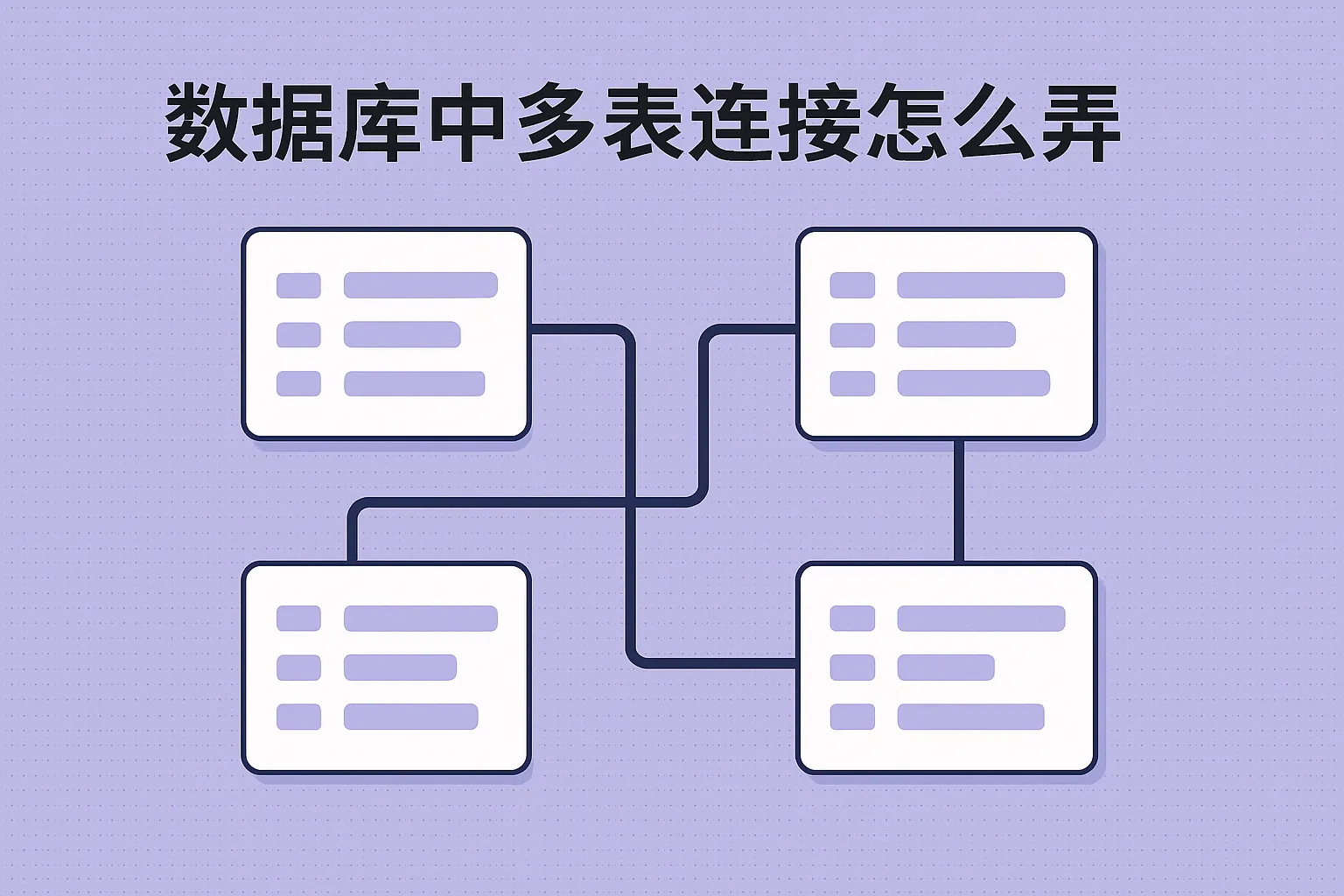 数据库中多表连接怎么弄