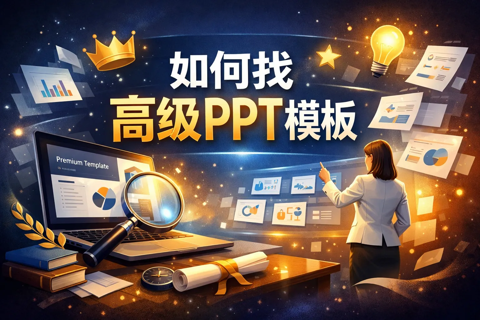 如何找高级ppt模板