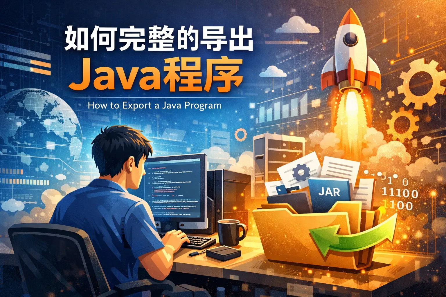 如何完整的导出java程序