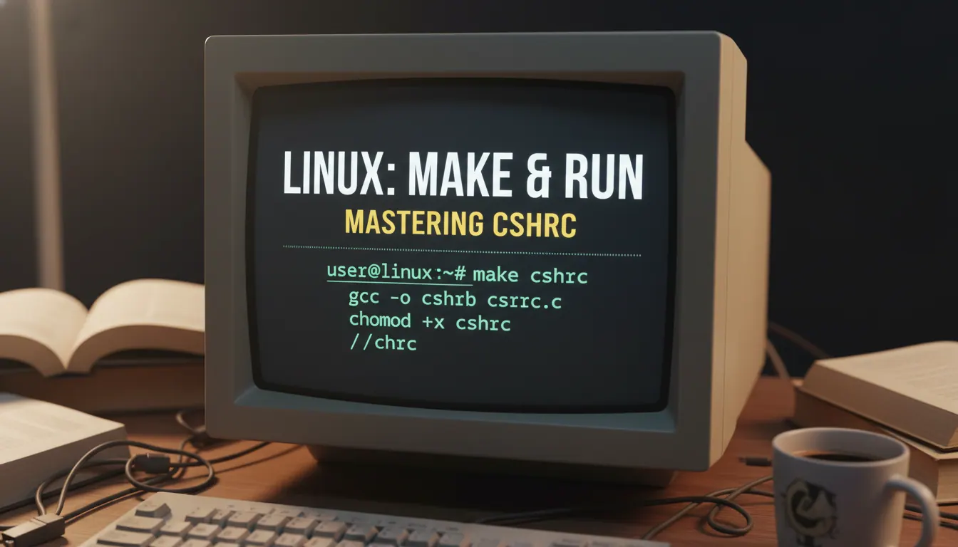 linux如何make运行cshrc