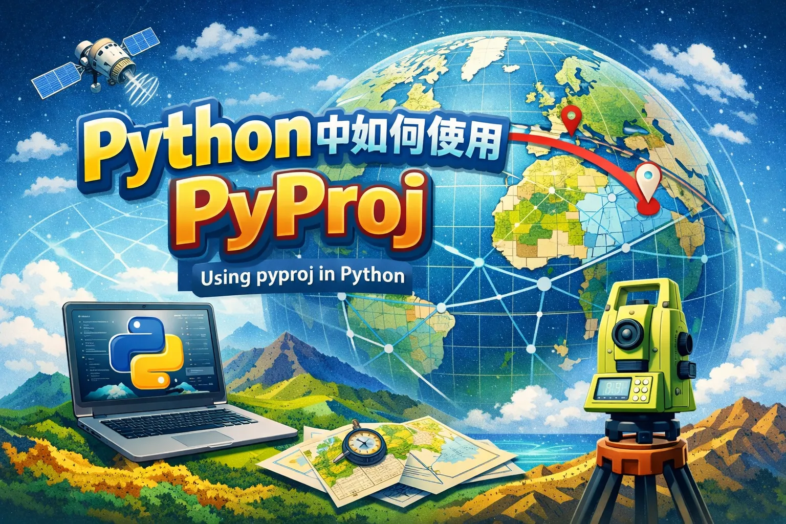 python中如何使用pyproj