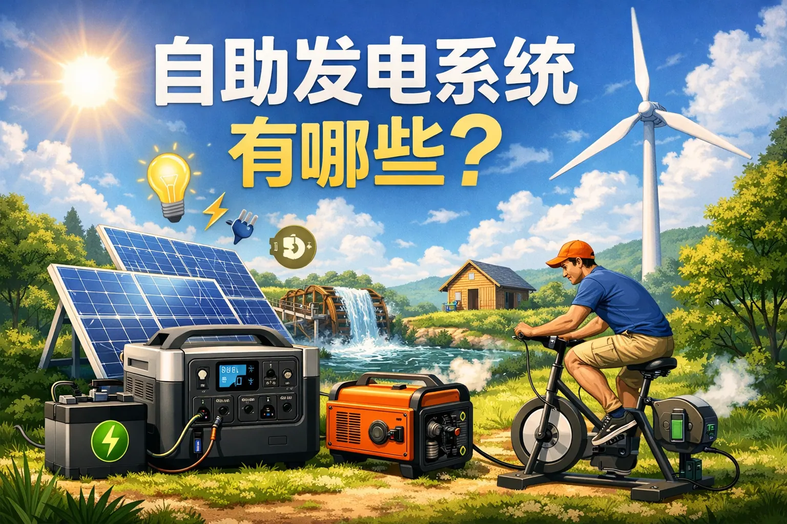 自助发电系统有哪些