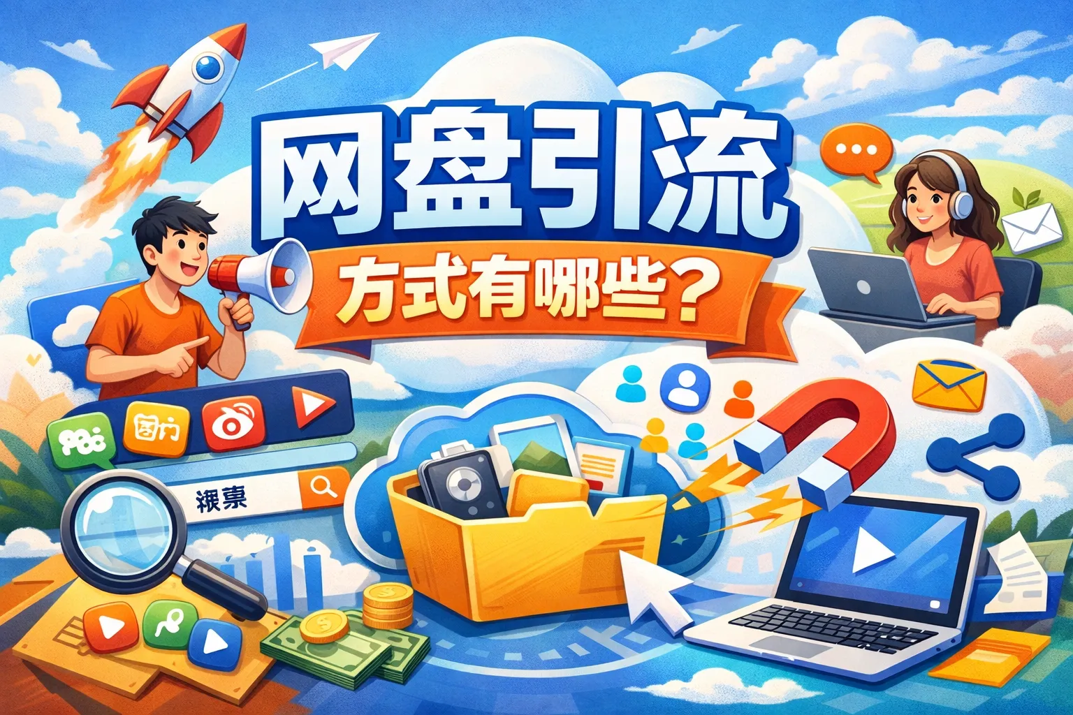 网盘引流方式有哪些