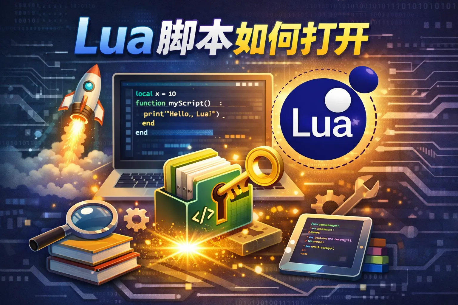 lua脚本如何打开