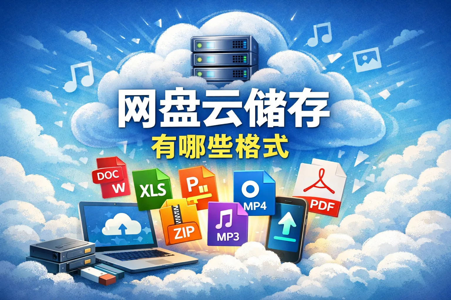 网盘云储存有哪些格式