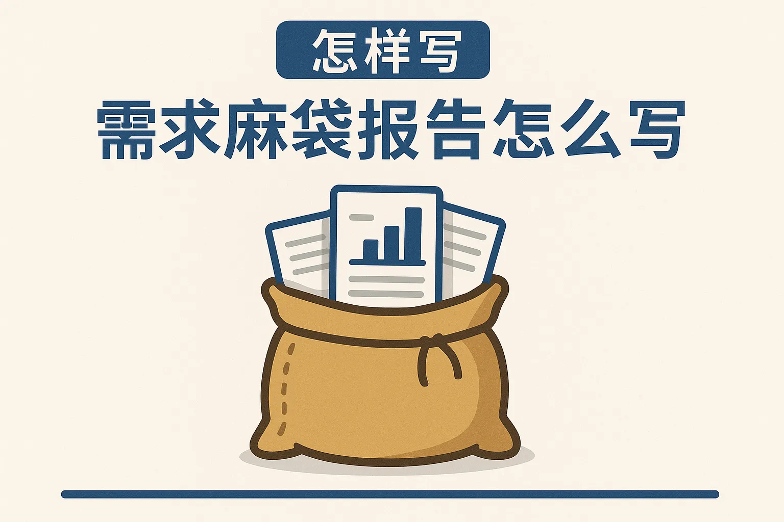 需求麻袋报告怎么写的