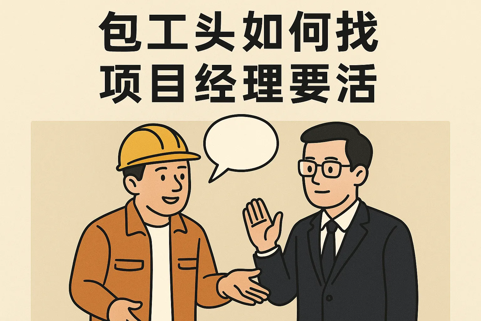 包工头如何找项目经理要活