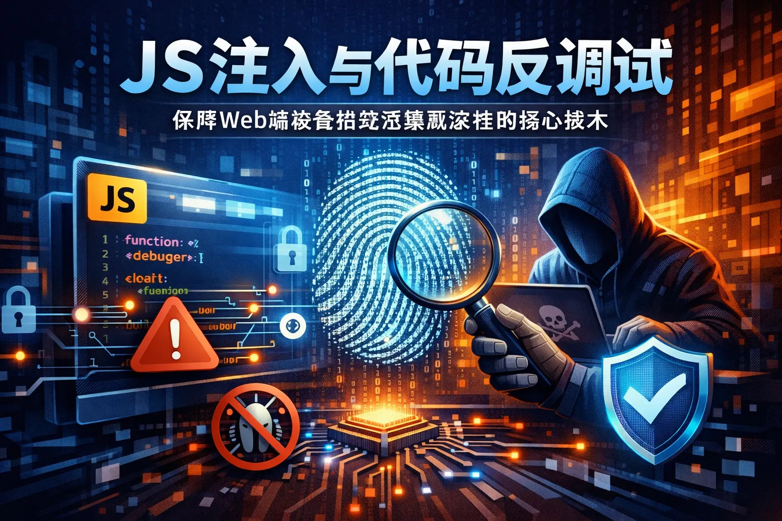 JS 注入与代码反调试:保障 Web 端设备指纹采集真实性的核心技术