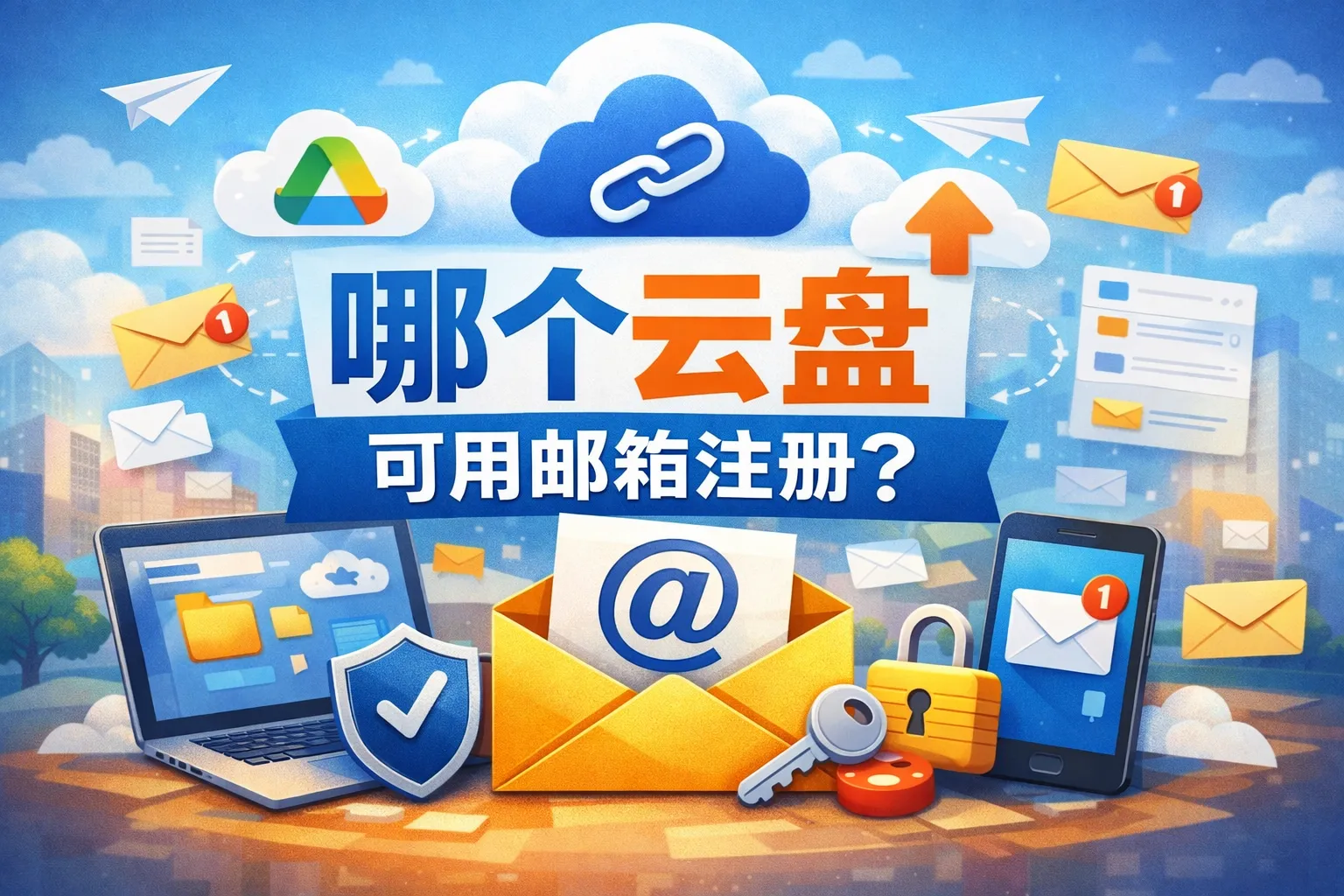 哪个云盘可可用邮箱注册