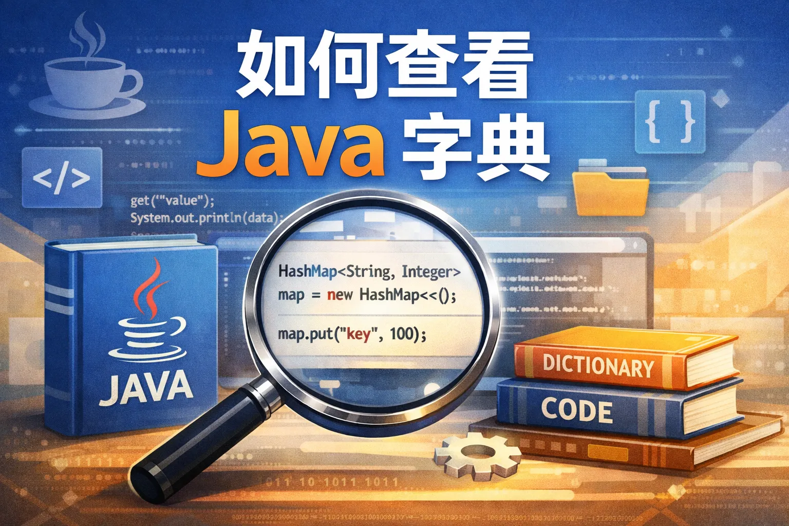 如何查看java字典