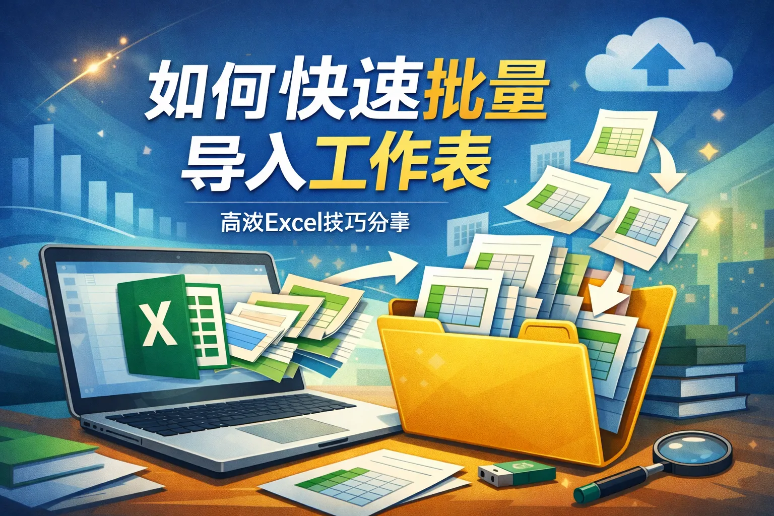 如何快速批量导入工作表