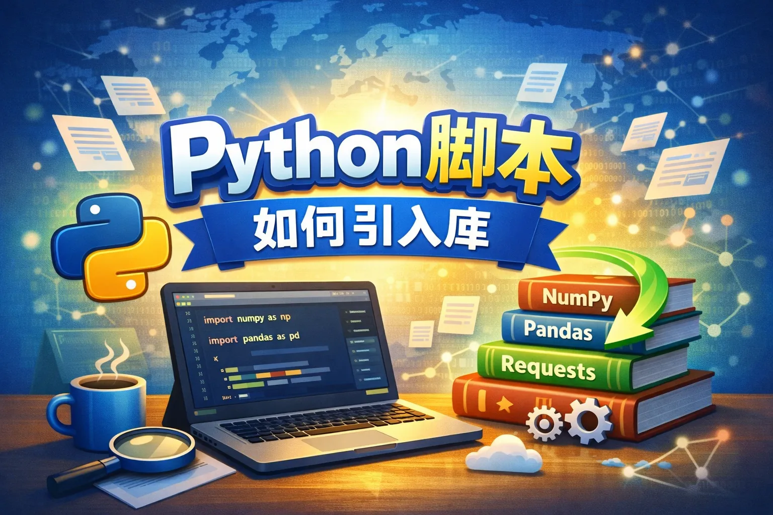python脚本如何引入库
