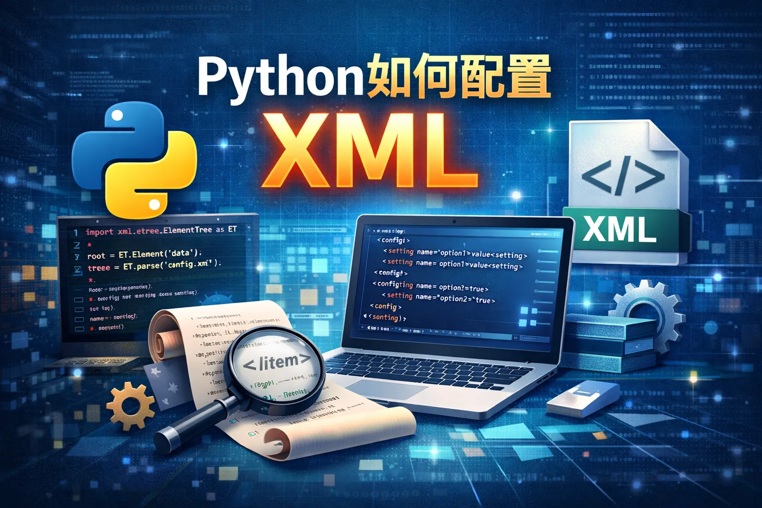 python如何配置xml