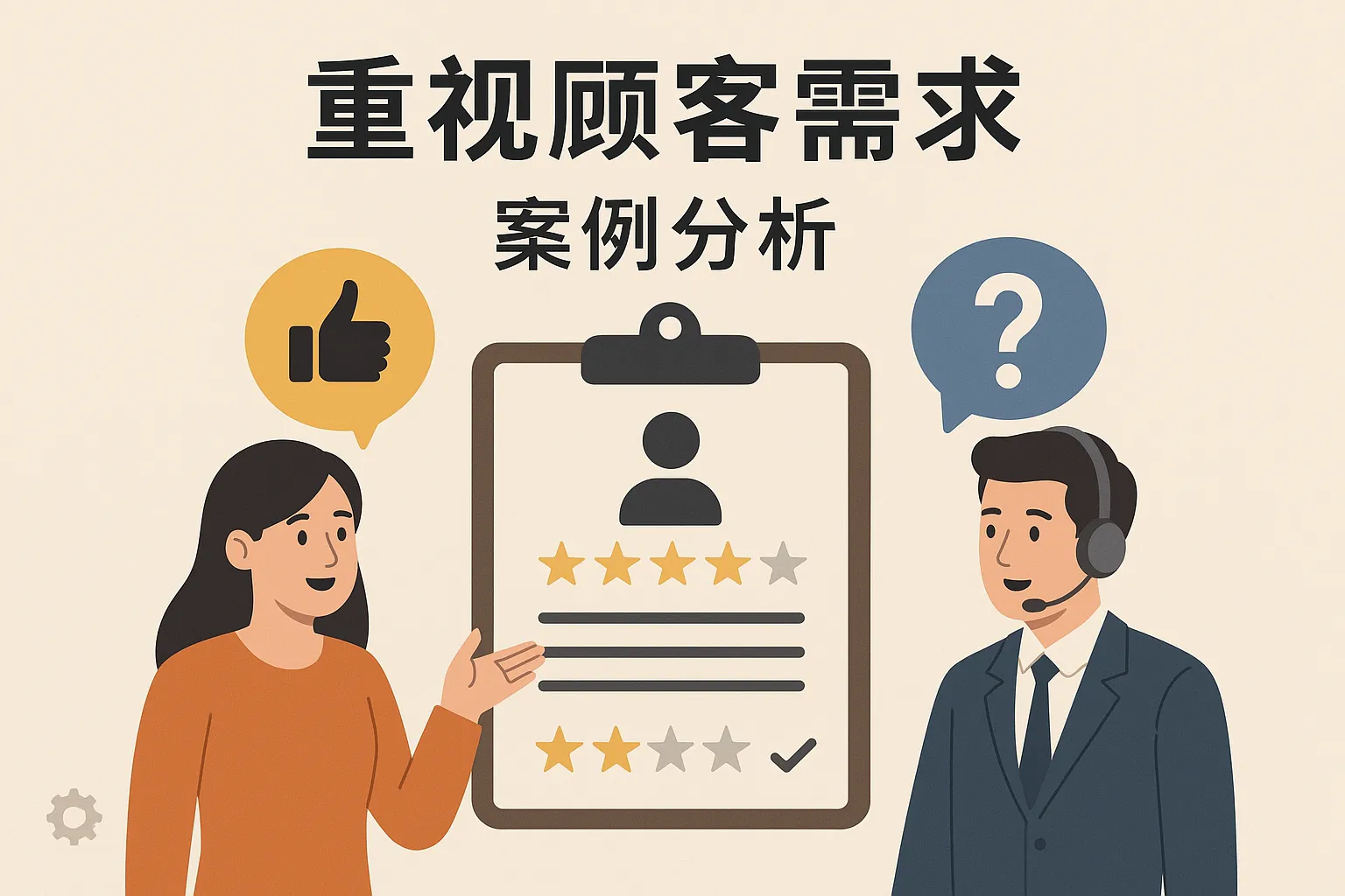 重视顾客需求案例分析怎么写