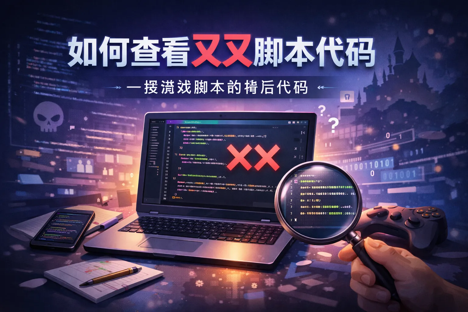 如何查看叉叉脚本代码