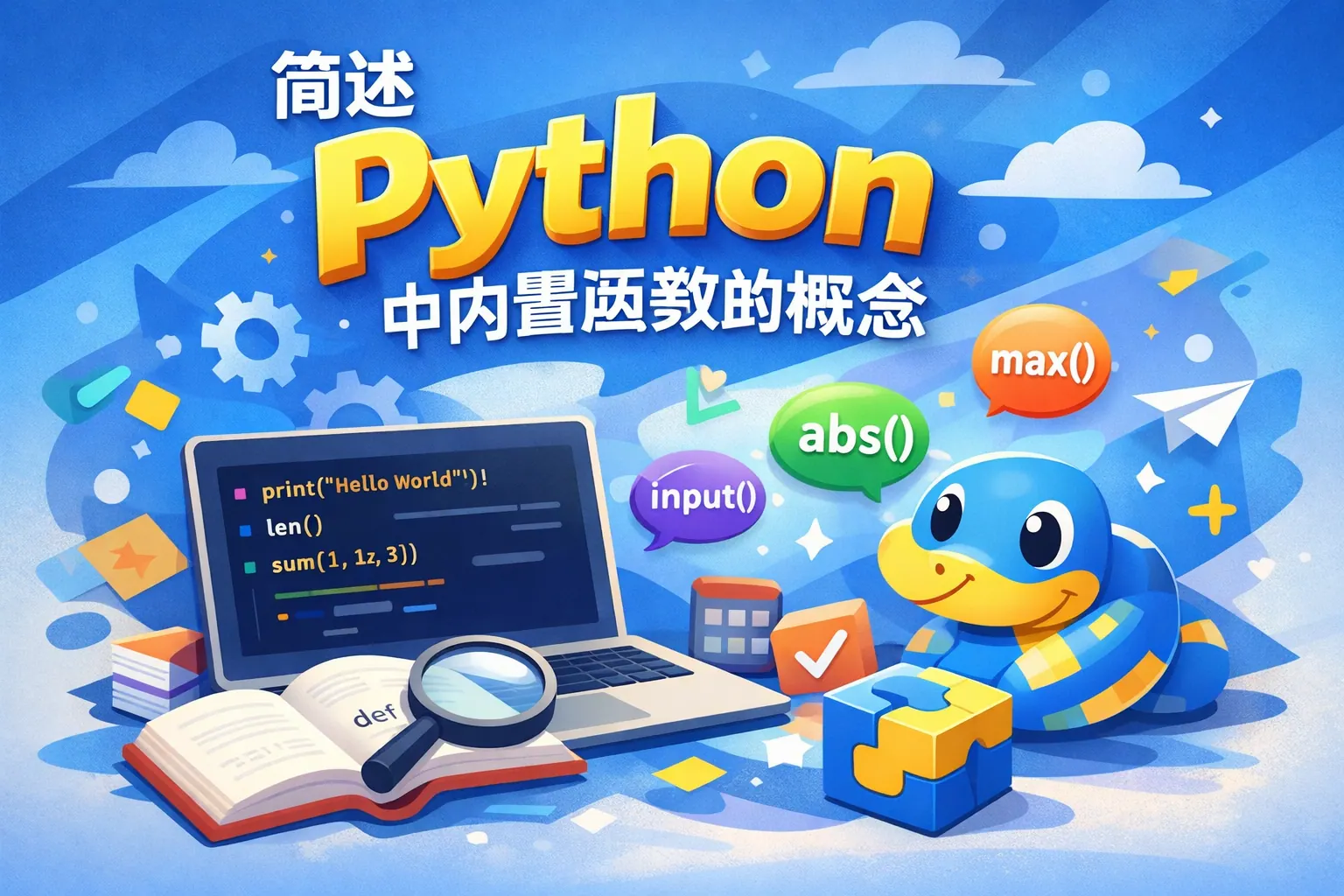 简述python中内置函数的概念