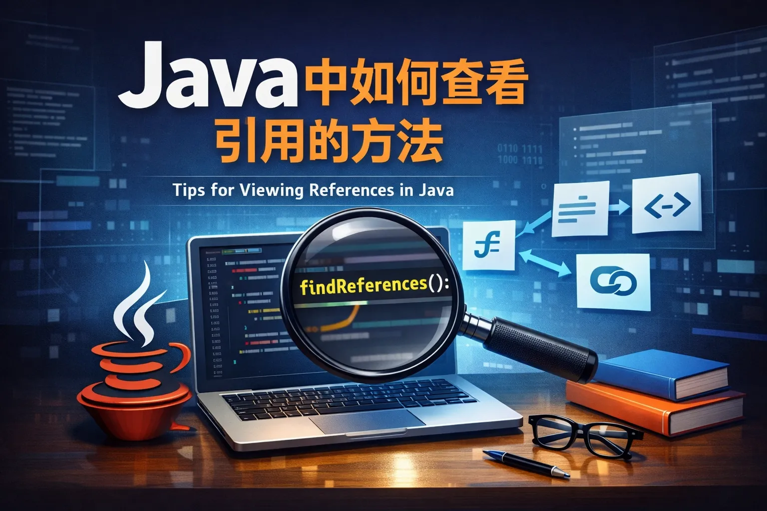 java中如何查看引用的方法