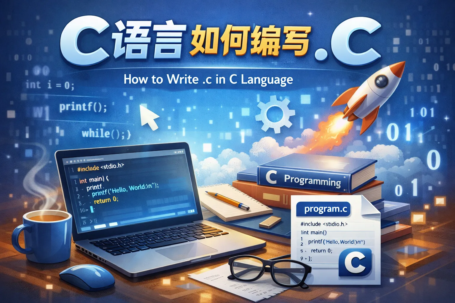 c语言如何编写.c