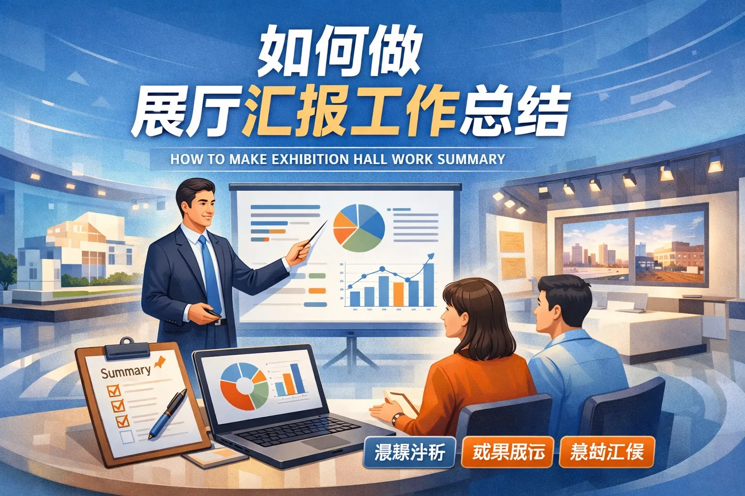 如何做展厅汇报工作总结