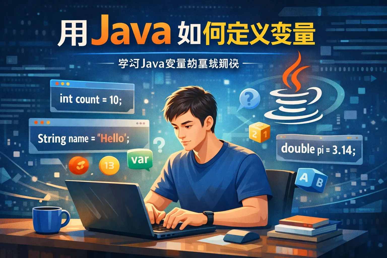 用java如何定义变量