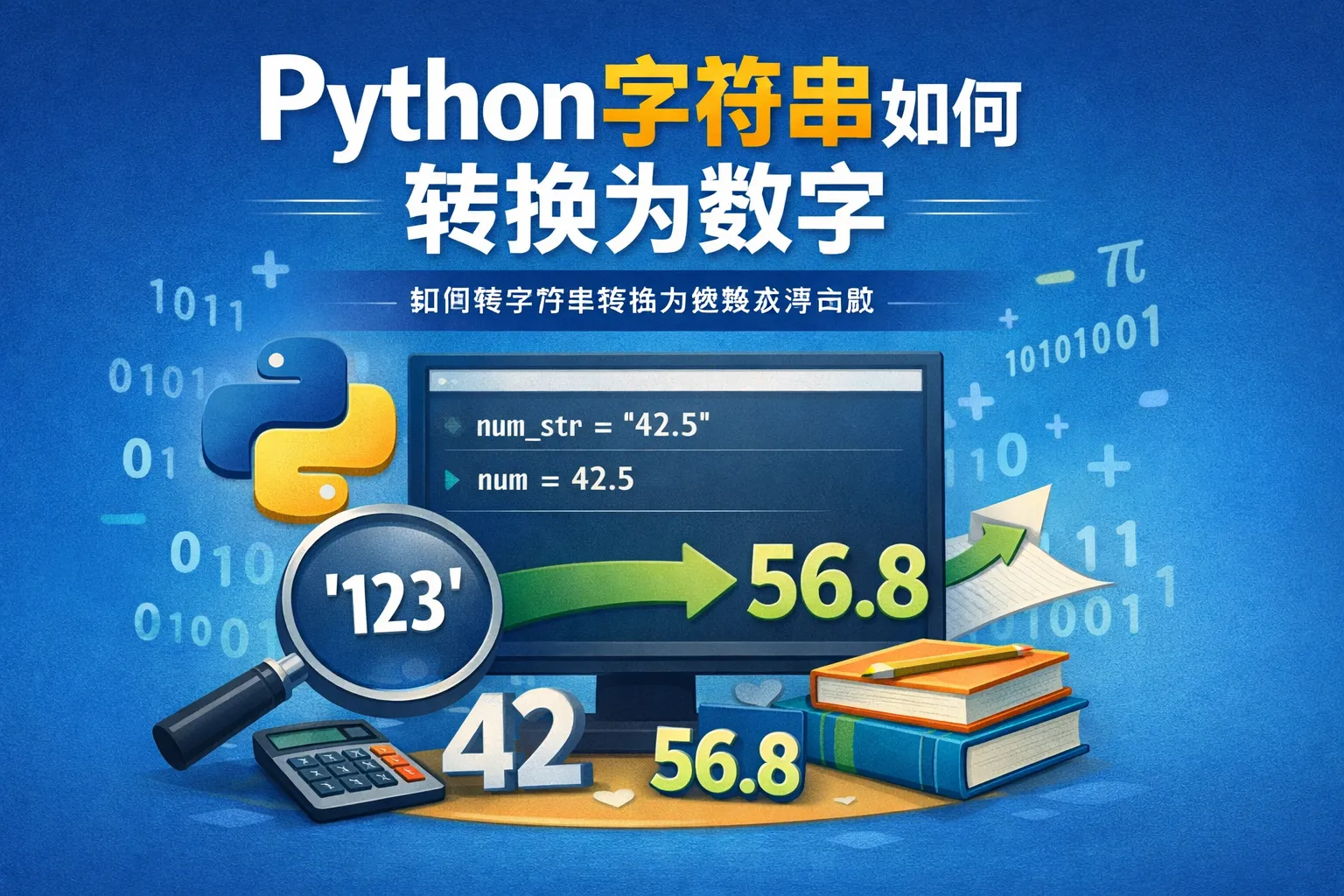 python字符串如何转换为数字