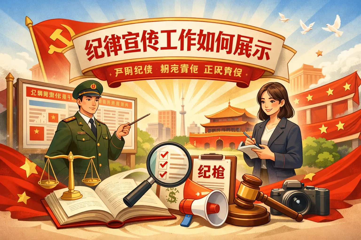 纪律宣传工作如何展示