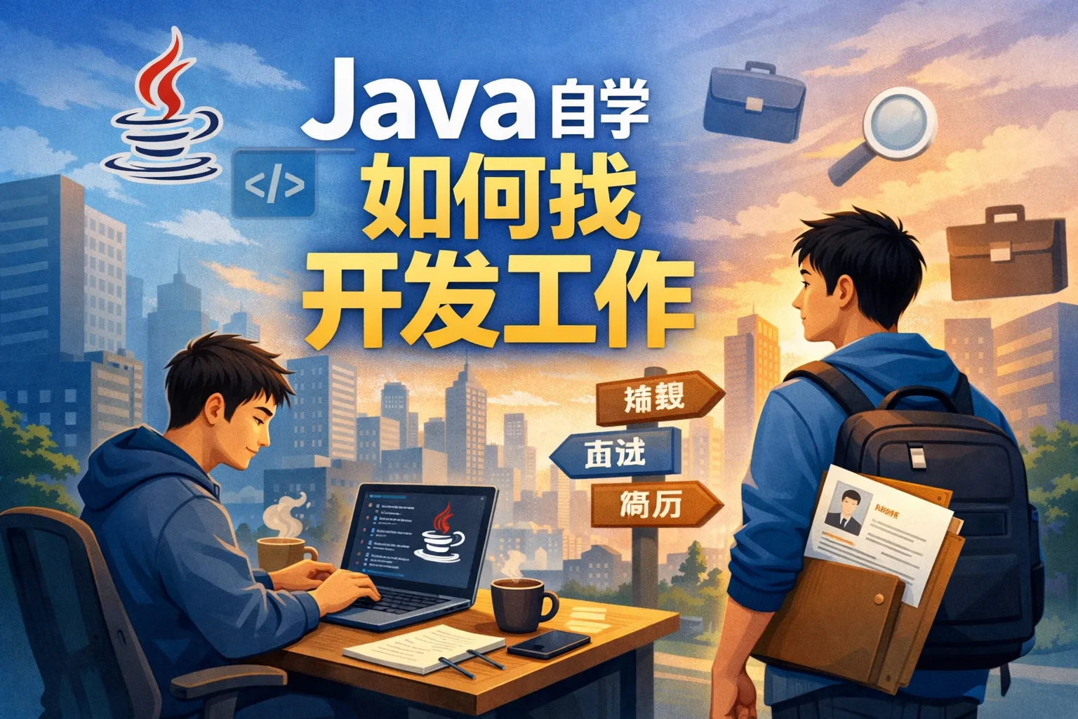 java自学如何找开发工作