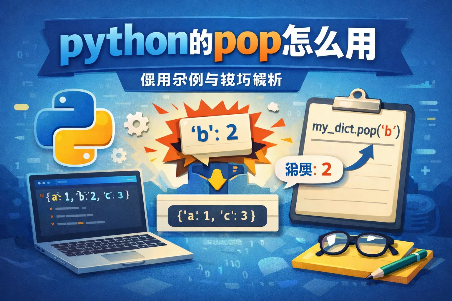 python的pop怎么用