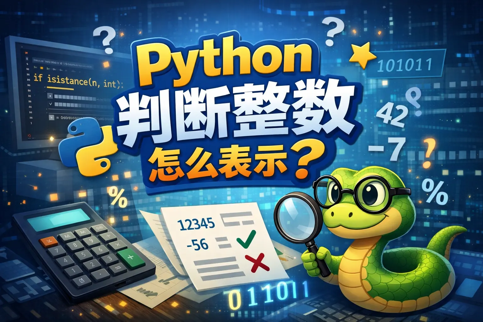 python判断整数怎么表示