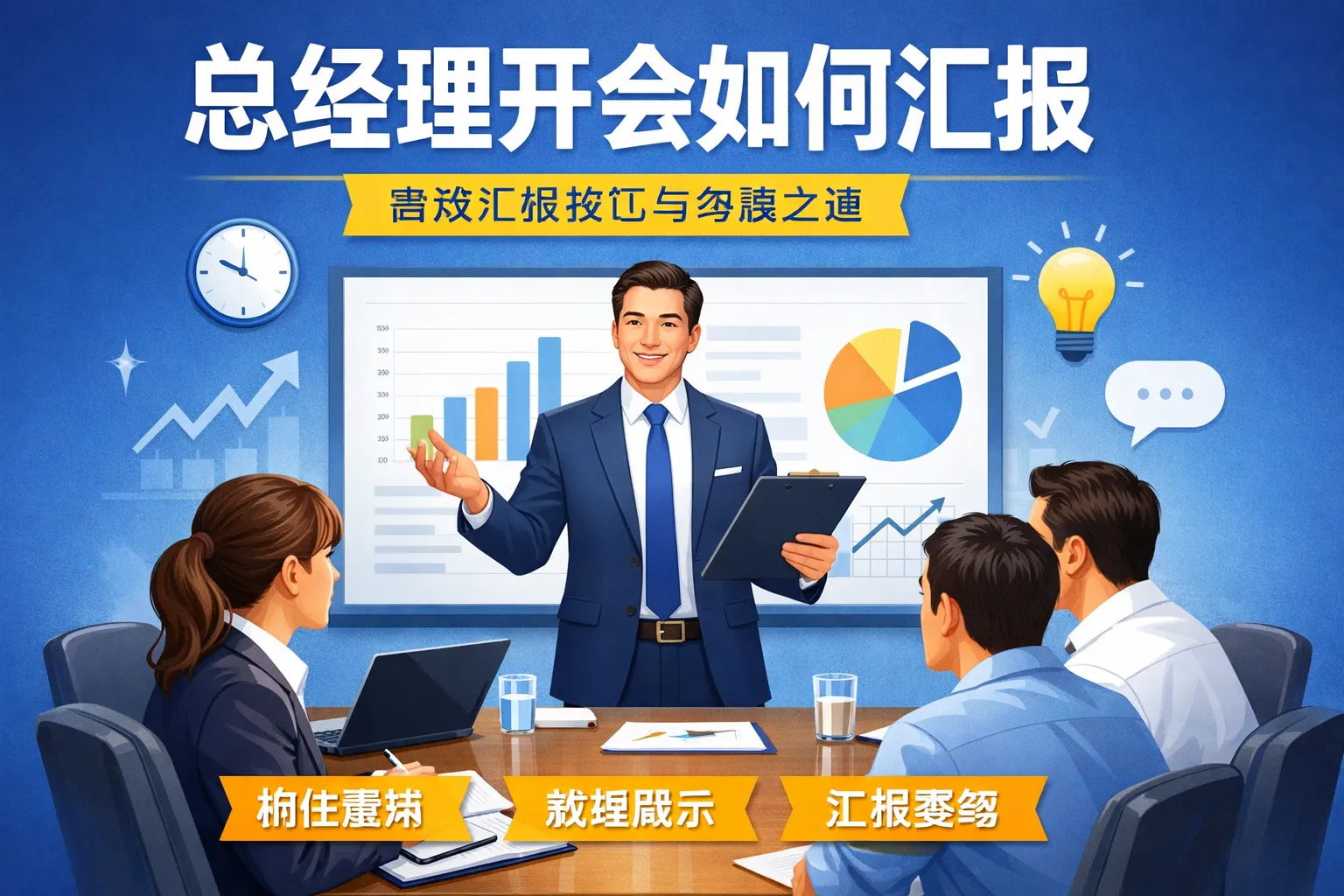 总经理开会如何汇报