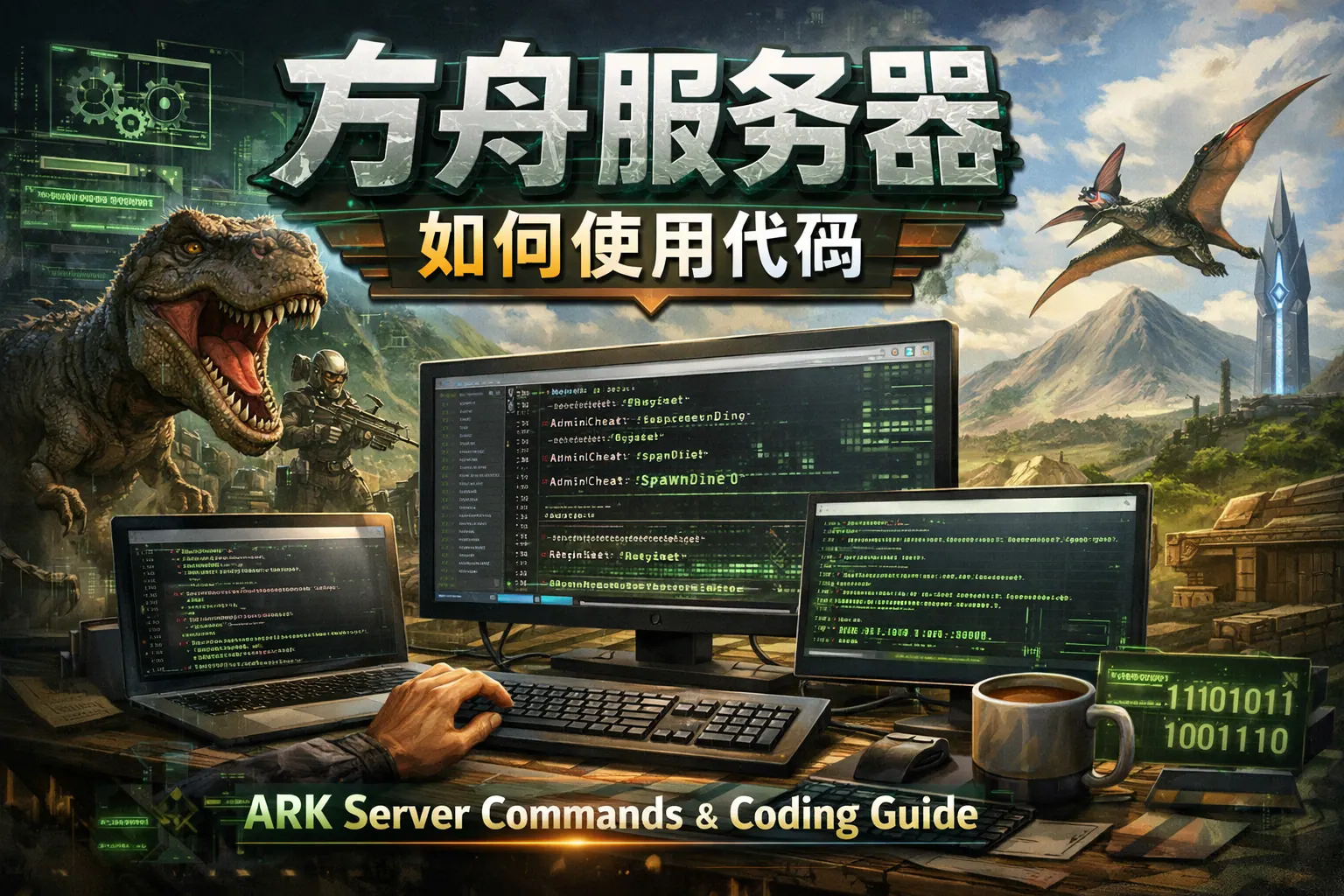 方舟服务器如何使用代码