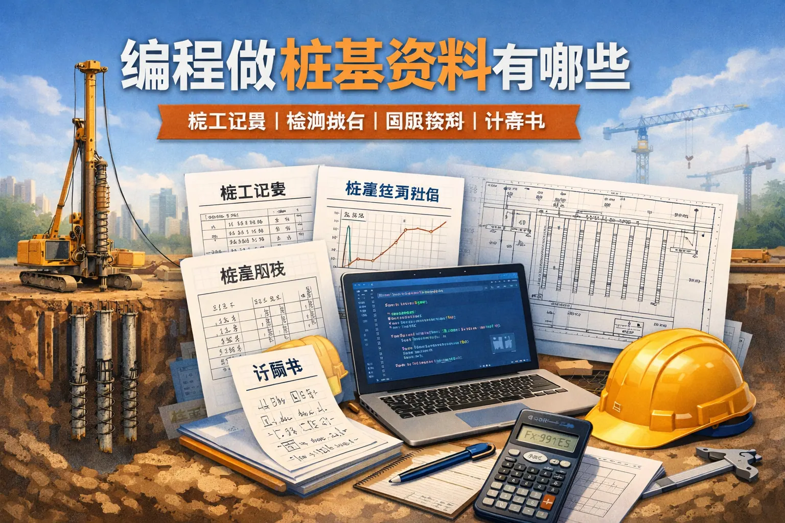 编程做桩基资料有哪些