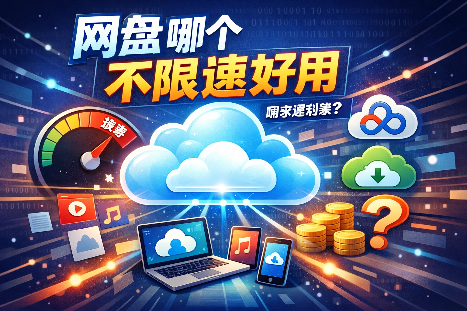 网盘哪个不限速好用