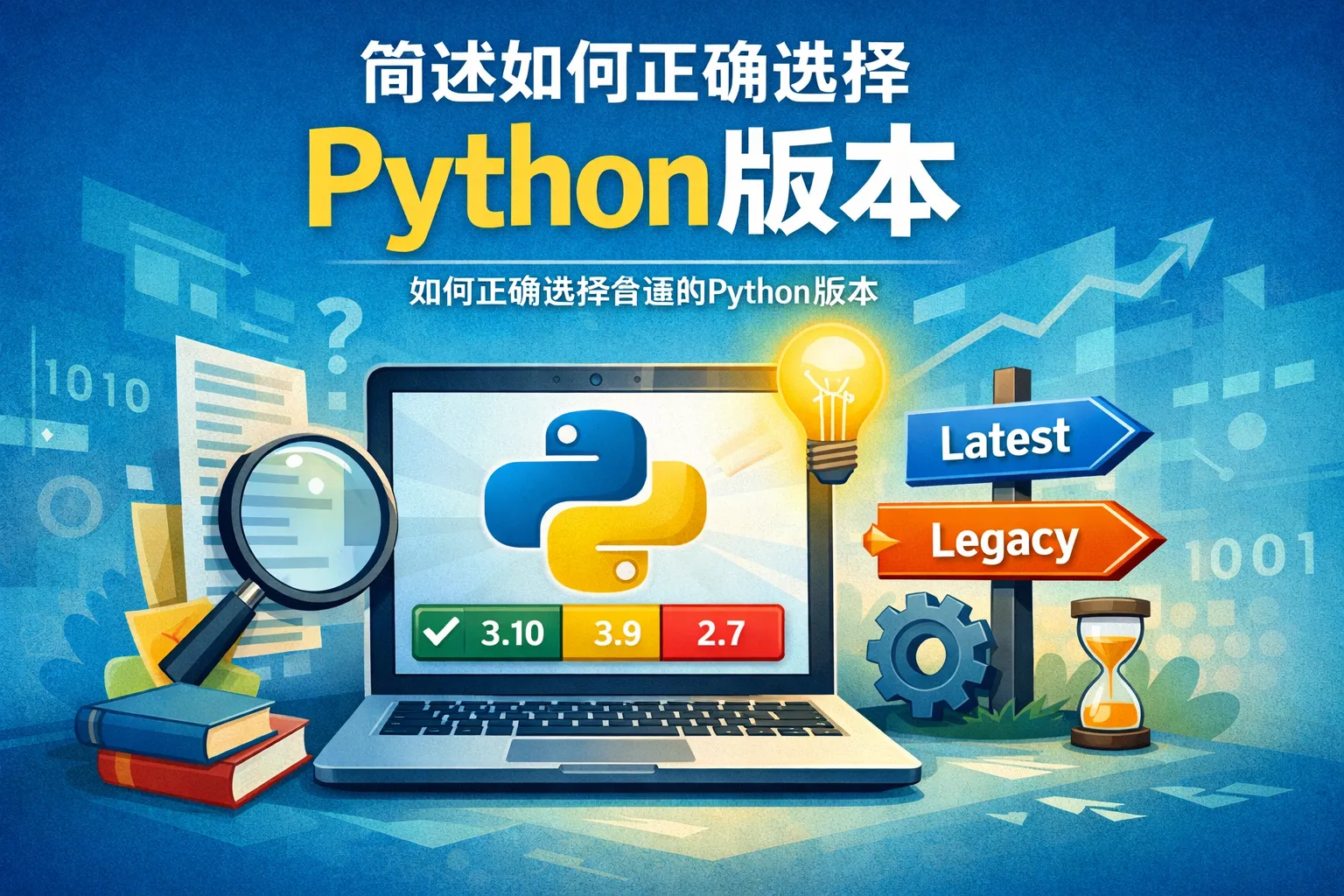 简述如何正确选择python版本