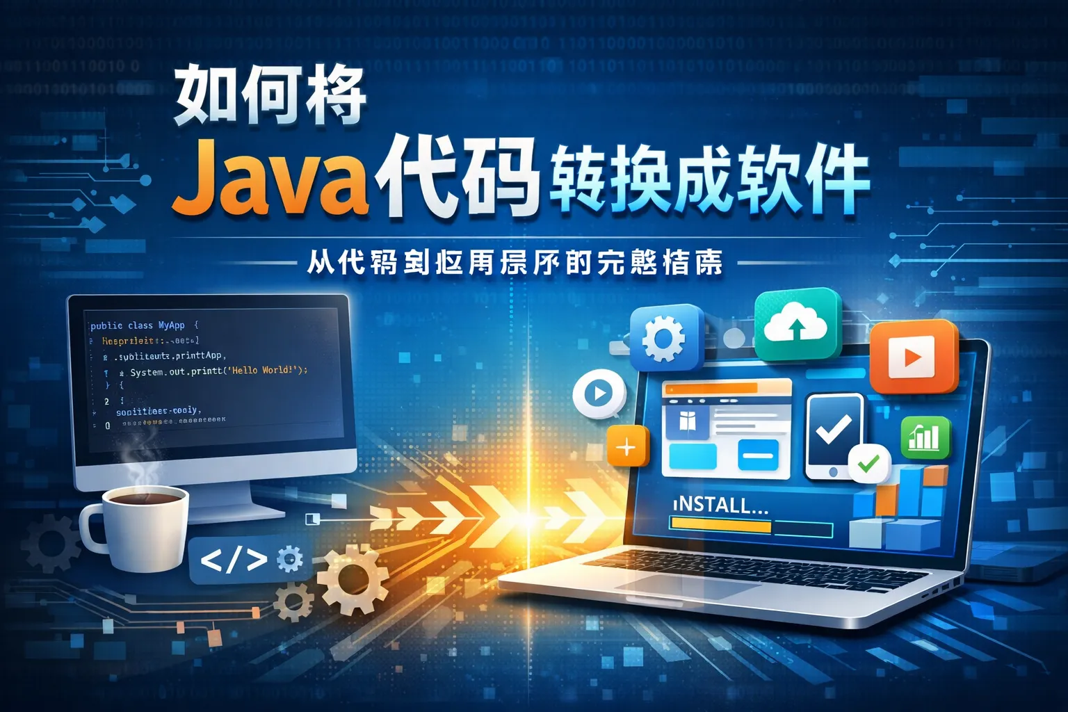 如何将Java代码转换成软件