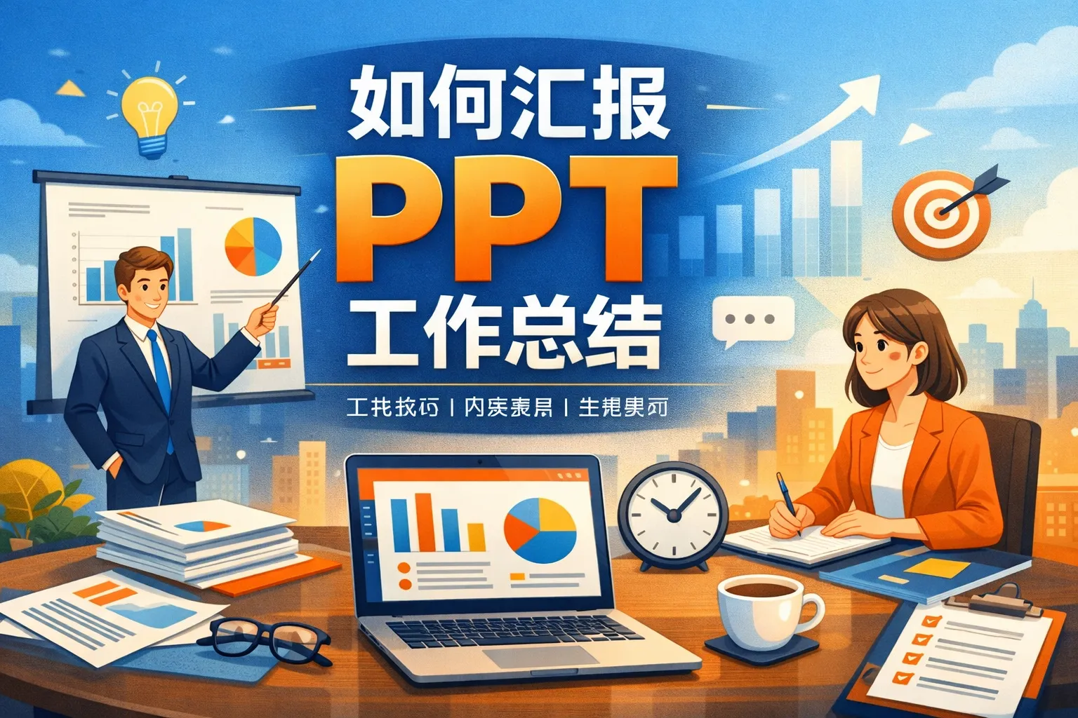 如何汇报ppt工作总结
