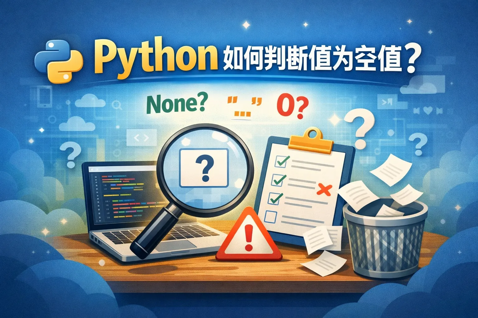 python如何判断值为空值