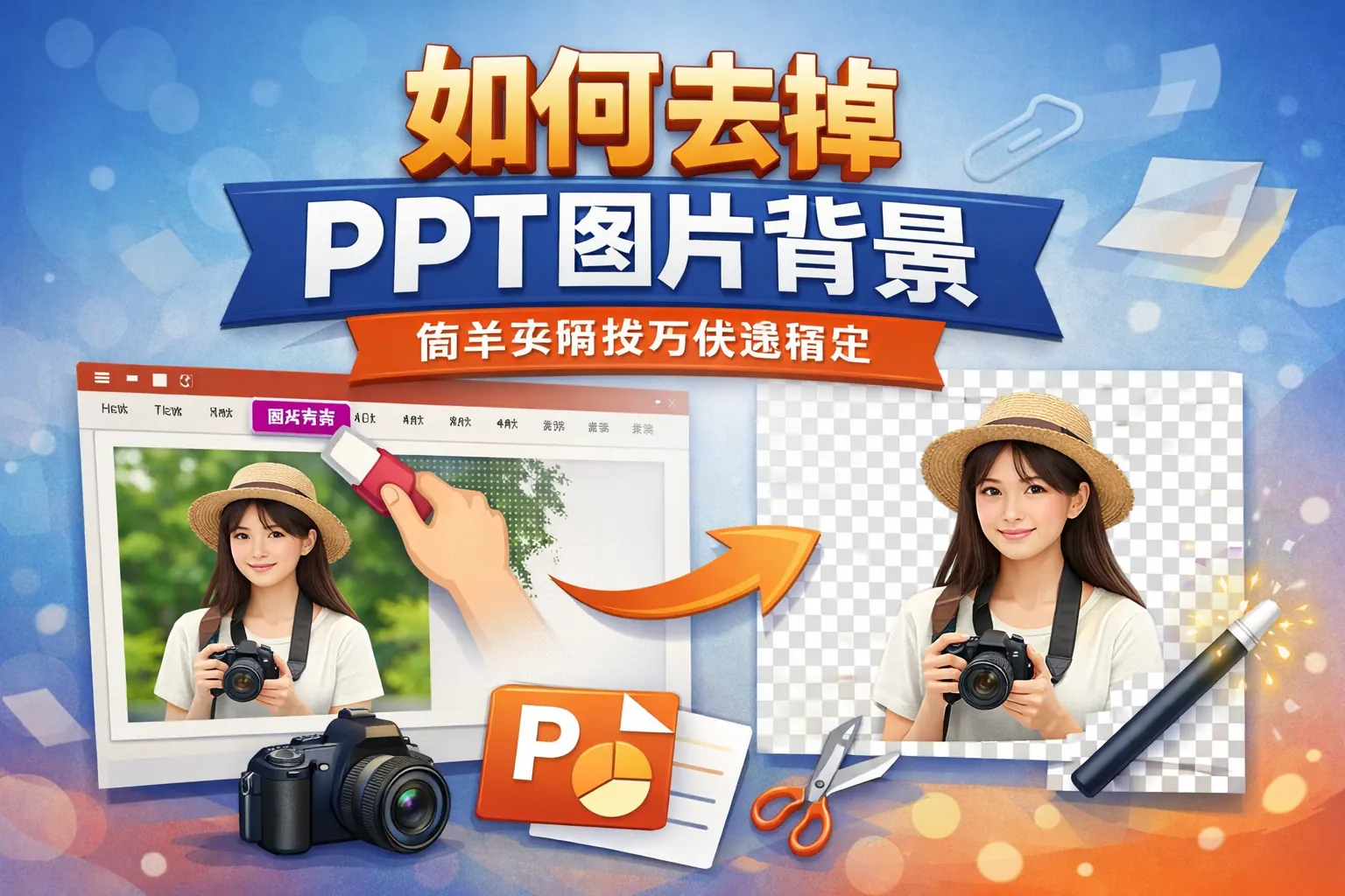 如何去掉ppt图片背景