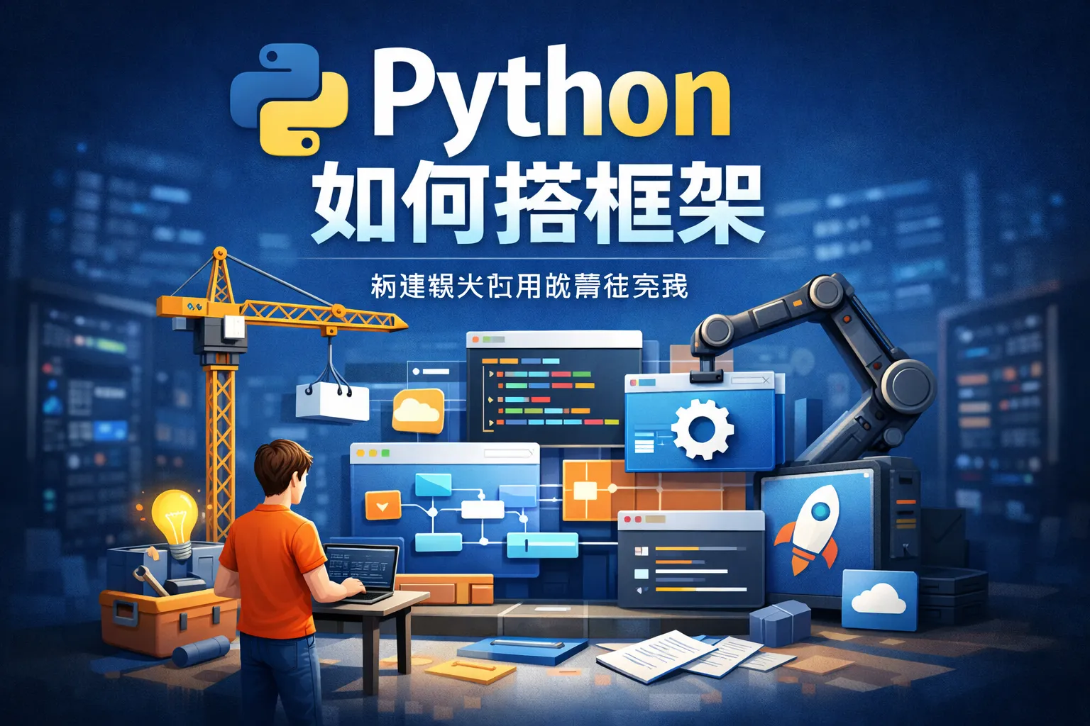 python如何搭框架