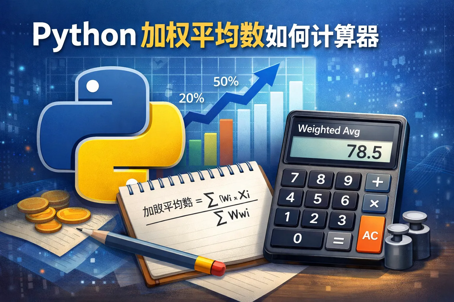 python加权平均数如何计算器